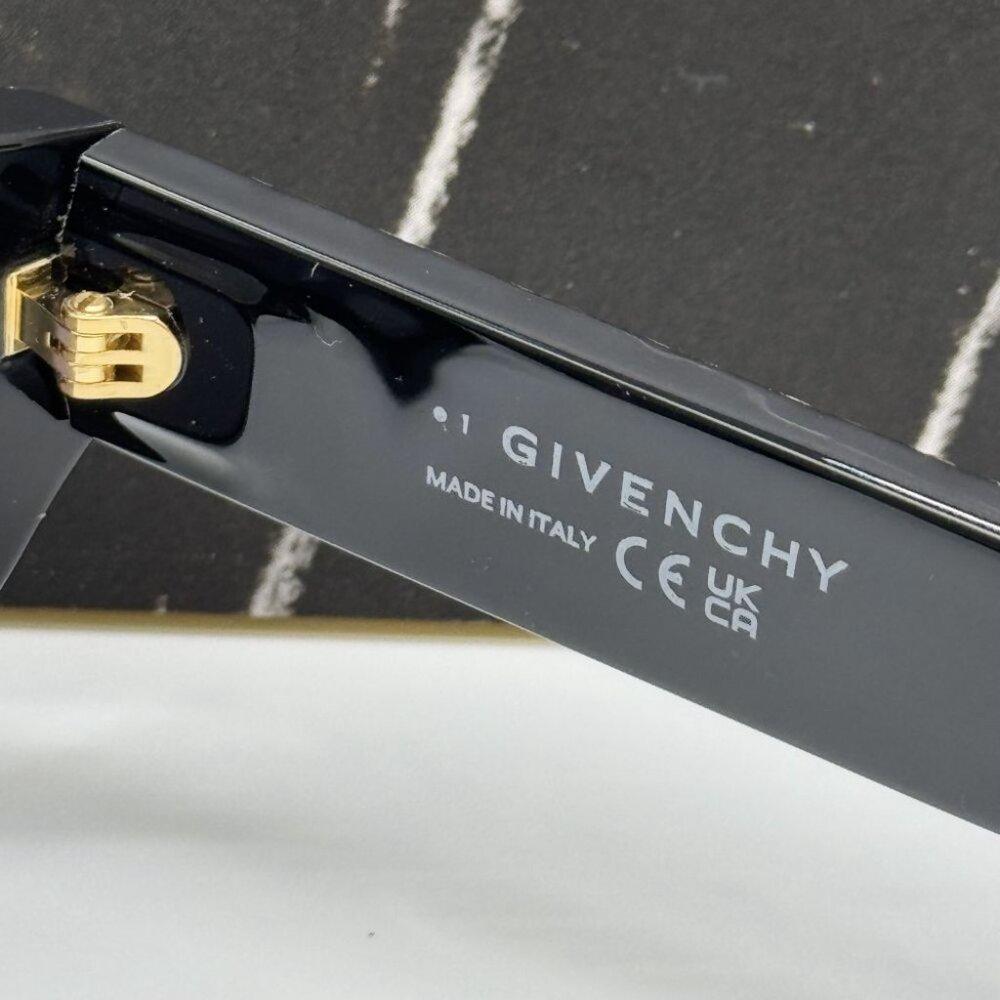 NEW GV40078I 01A GIVENCHY WOMEN SUNGLASSES BLACK CAT EYE EYEWEAR GIVENCHY - Picture 8 of 9